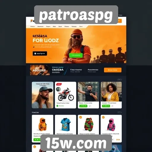 Interface do site PatroasPG é facilmente navegável